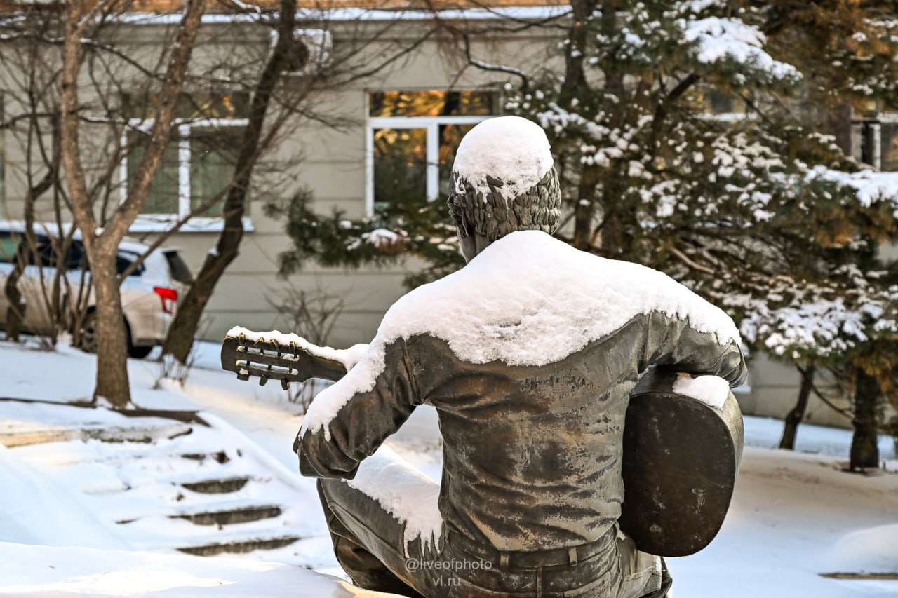 Владивосток сегодня проснулся под слоем свежего снега Владивосток сегодня проснулся под слоем свежего снега