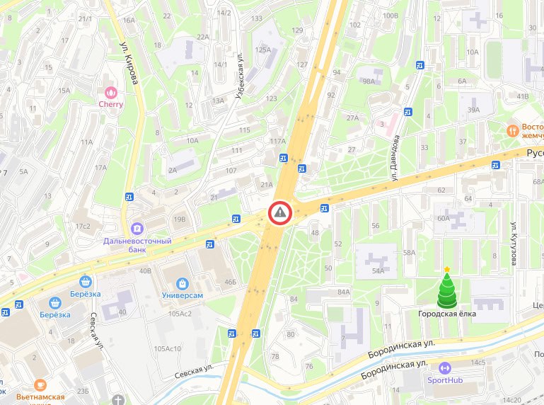 Светофор на перекрёстке Русской и 100-летия Владивостока отключат на выходных