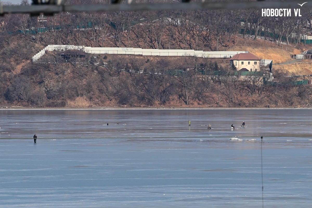 Буквально за пару морозных ночей на море у берегов Владивостока начал вставать лёд Буквально за пару морозных ночей на море у берегов Владивостока начал вставать лёд