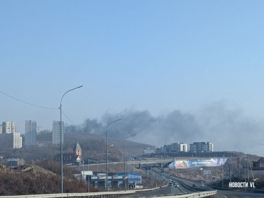 Пожар в микрорайоне Патрокл