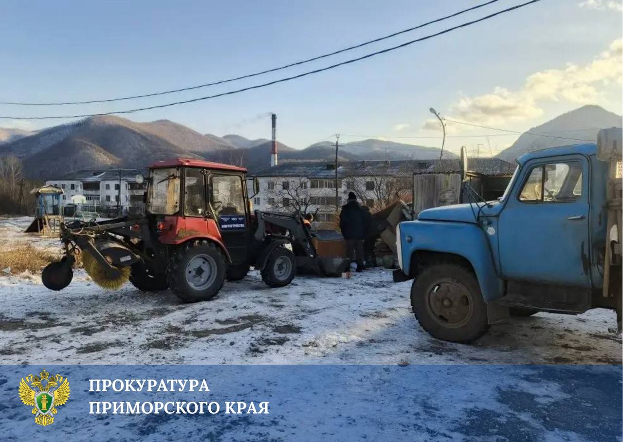 Ненадлежащая работа по вывозу мусора на территории Дальнегорска снова требует реакции надзорного ведомства