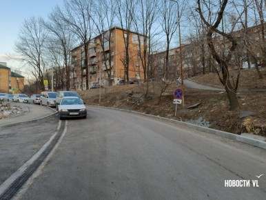 Проезд от Юмашева до Кузнецова вдоль парка Минного городка открыли, но сделали его лишь наполовину