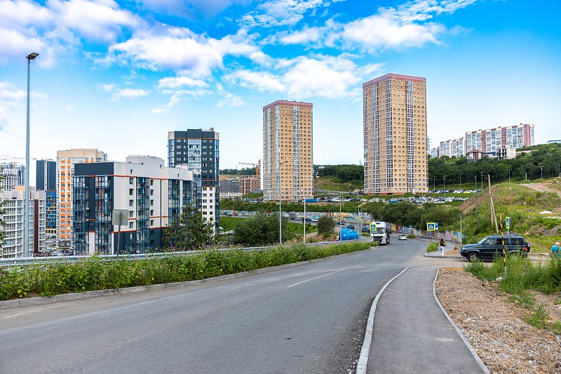 2,7 км асфальтированных дорог и реконструированный перекрёсток сделали на Патрокле 2,7 км асфальтированных дорог и реконструированный перекрёсток сделали на Патрокле