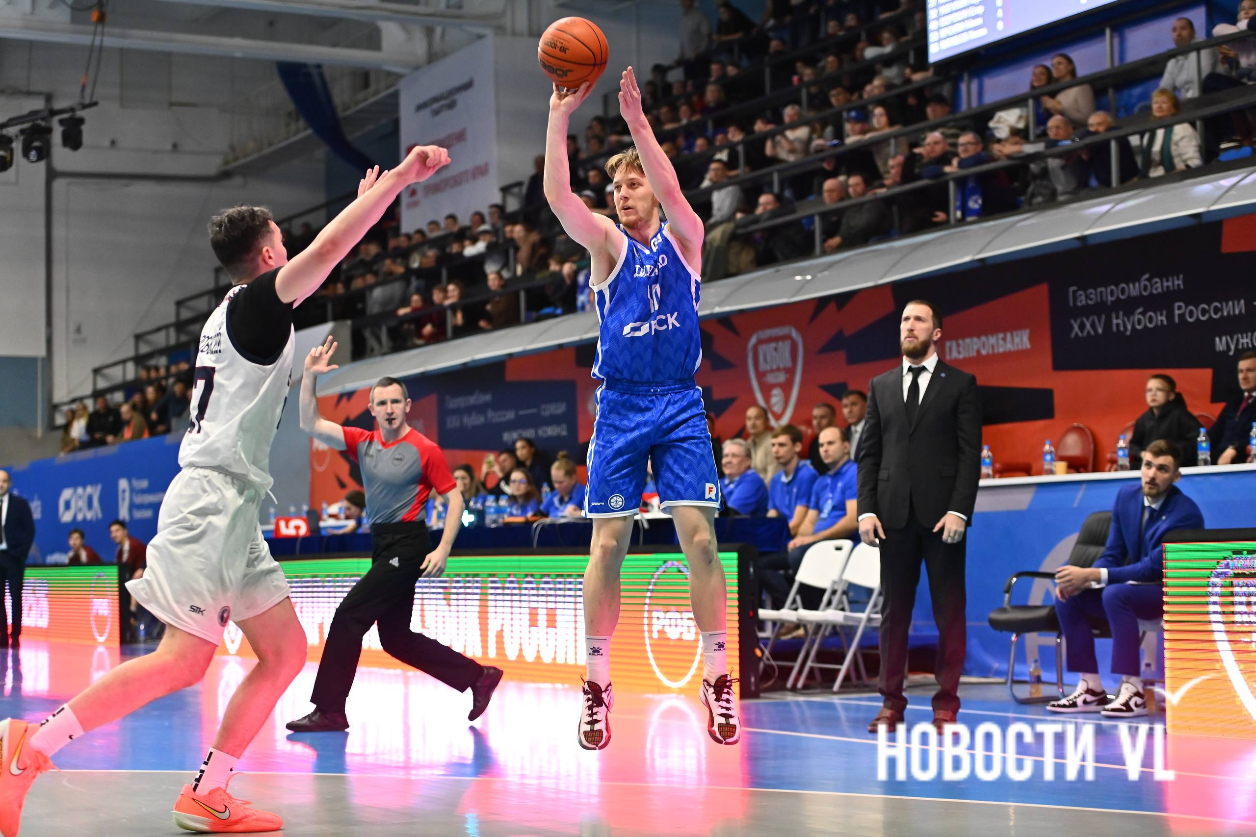 Приморское «Динамо» пробилось в четвертьфинал Кубка России по баскетболу, разгромив «Тамбов» – 108:83 Приморское «Динамо» пробилось в четвертьфинал Кубка России по баскетболу, разгромив «Тамбов» – 108:83