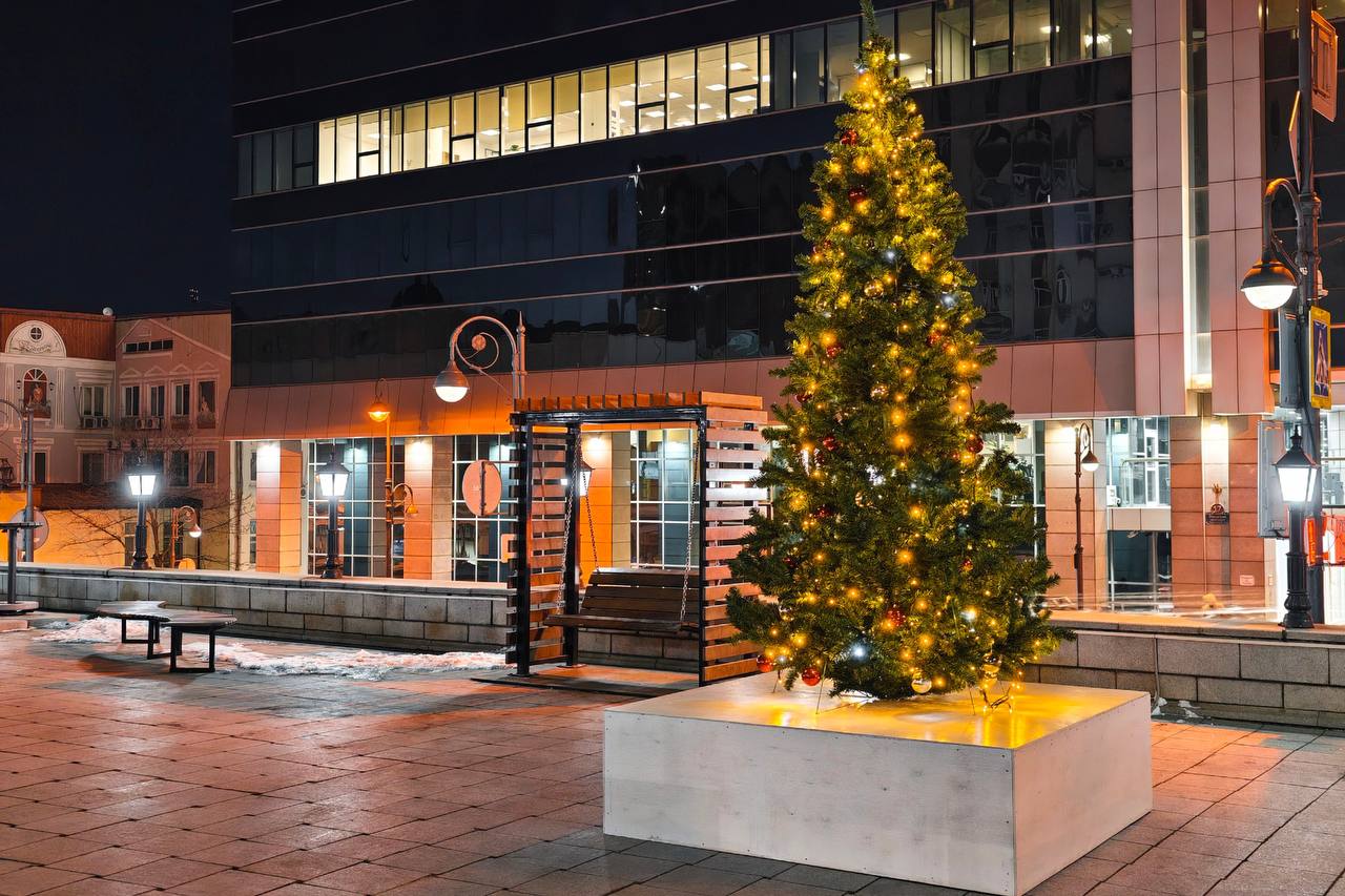 Владивосток украсят больше 800 объектов новогодней иллюминации Владивосток украсят больше 800 объектов новогодней иллюминации