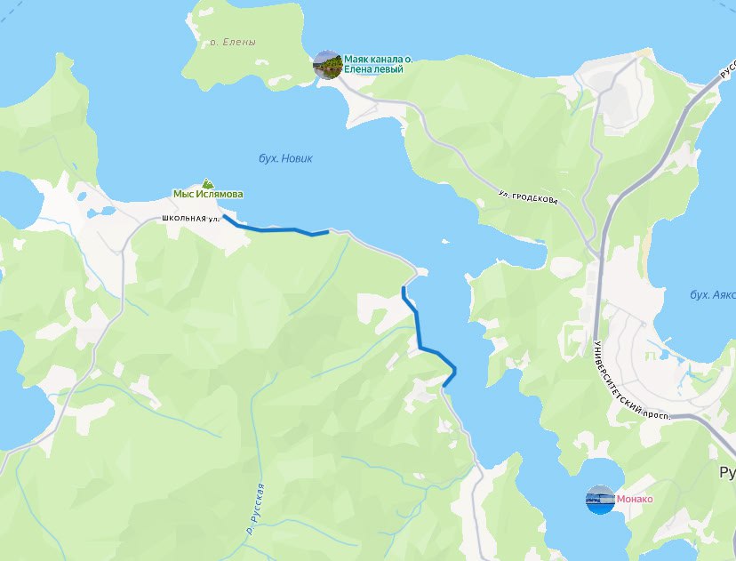 Без асфальта на Русском острове остался только посёлок Шигино Без асфальта на Русском острове остался только посёлок Шигино