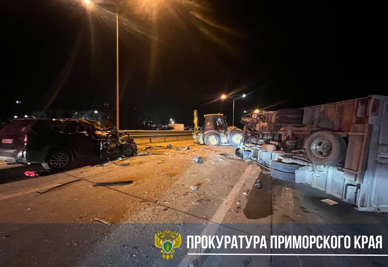 Прокуратура поставила на контроль установление обстоятельств ДТП в Артёме, в котором погибли два человека Прокуратура поставила на контроль установление обстоятельств ДТП в Артёме, в котором погибли два человека