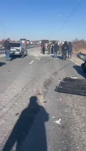 Движение частично восстановлено, однако пробка в сторону Вольно-Надеждинского сохраняется