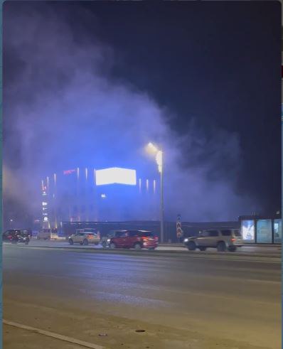 Сильное задымление на центральной магистрали Владивостока Онлайн-трансляция с места событий на сайте "Вести:Приморье"