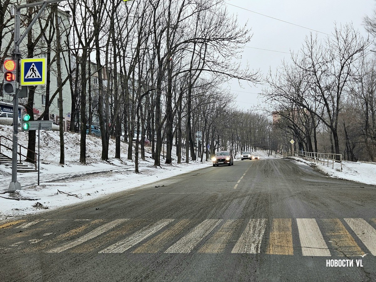 Ночной снег не вызвал затруднений на дорогах Владивостока Ночной снег не вызвал затруднений на дорогах Владивостока