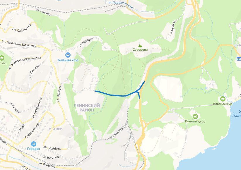 Во Владивостоке открыли дорогу от Нейбута к объездной трассе Во Владивостоке открыли дорогу от Нейбута к объездной трассе