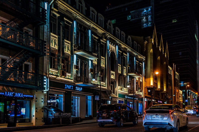 В центре Владивостока начала работать новая архитектурная подсветка В центре Владивостока начала работать новая архитектурная подсветка