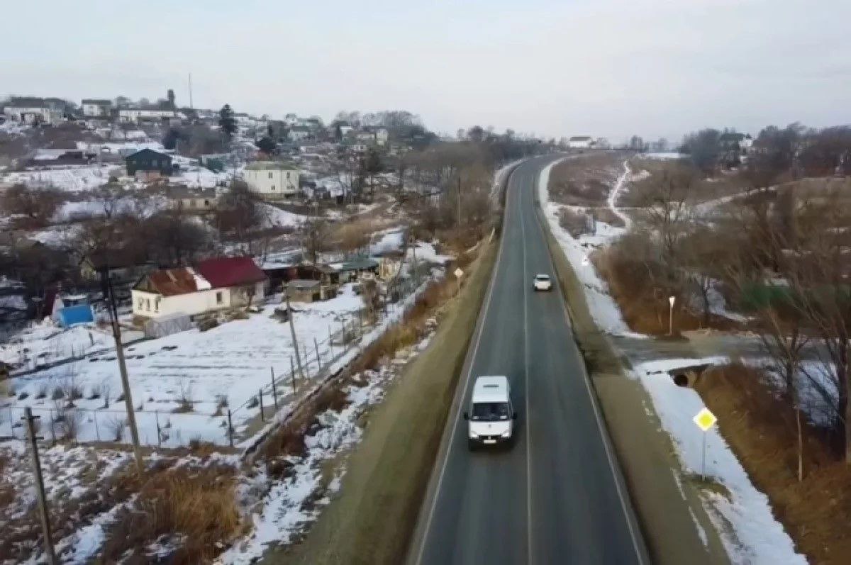 Минтранс Приморья сообщил о завершении ремонта подъездной дороги в посёлке Раздольное Надеждинского округа