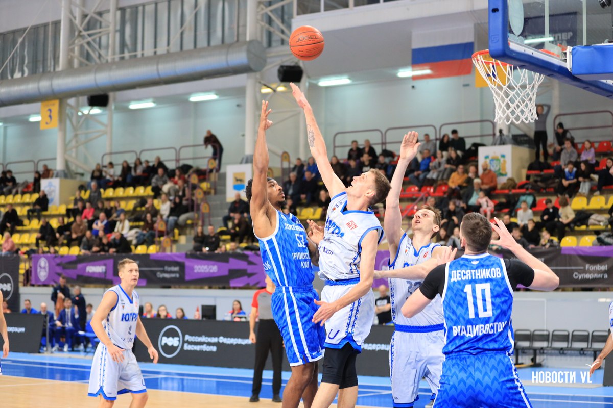 БК «Динамо» из Владивостока прервал победную серию, уступив «Югре» в Сургуте БК «Динамо» из Владивостока прервал победную серию, уступив «Югре» в Сургуте
