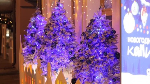 Во Владивостоке завершают монтаж новогодней иллюминации