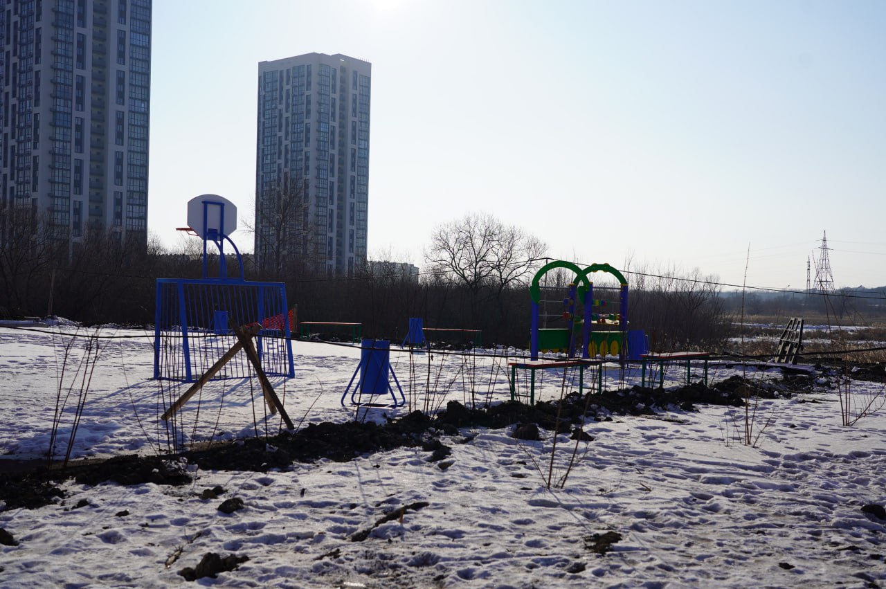 Общественные наблюдатели проконтролировали строительные работы в районе Междуречья Общественные наблюдатели проконтролировали строительные работы в районе Междуречья