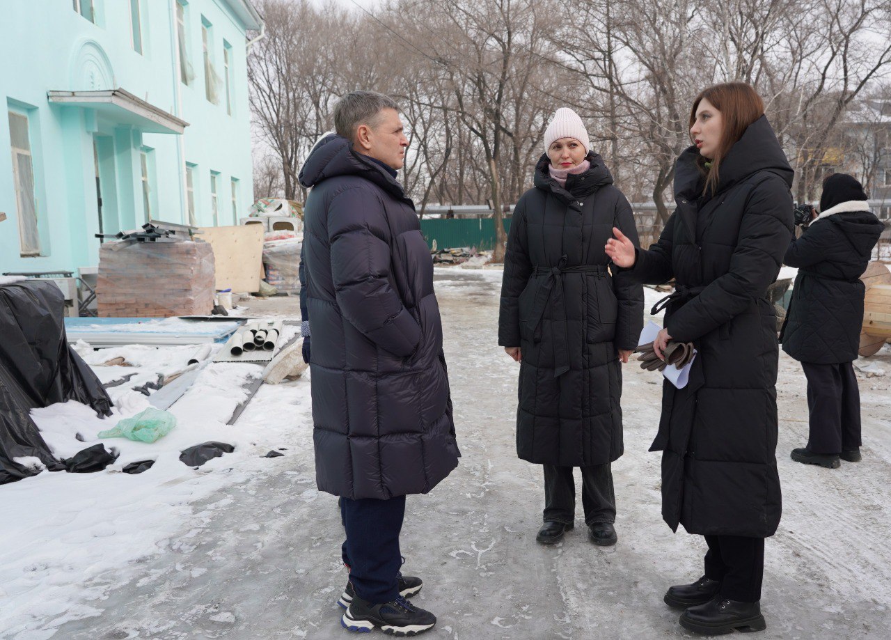 Евгений Корж: Продолжаем капитальный ремонт в школе № 134 на проспекте Блюхера Евгений Корж: Продолжаем капитальный ремонт в школе № 134 на проспекте Блюхера