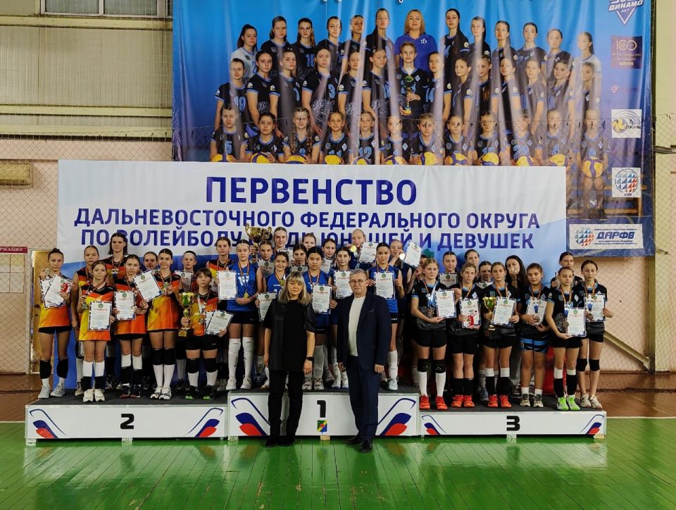 В Лесозаводске завершилось первенство Дальневосточного федерального округа по волейболу среди девушек до 14 лет