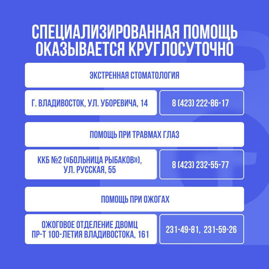 В Минздраве Приморья рассказали, как в новогодние праздники будут работать медучреждений В Минздраве Приморья рассказали, как в новогодние праздники будут работать медучреждений