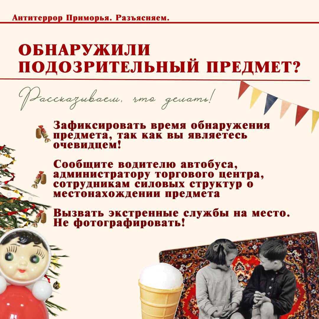 Праздники без угроз и подозрительных предметов Праздники без угроз и подозрительных предметов