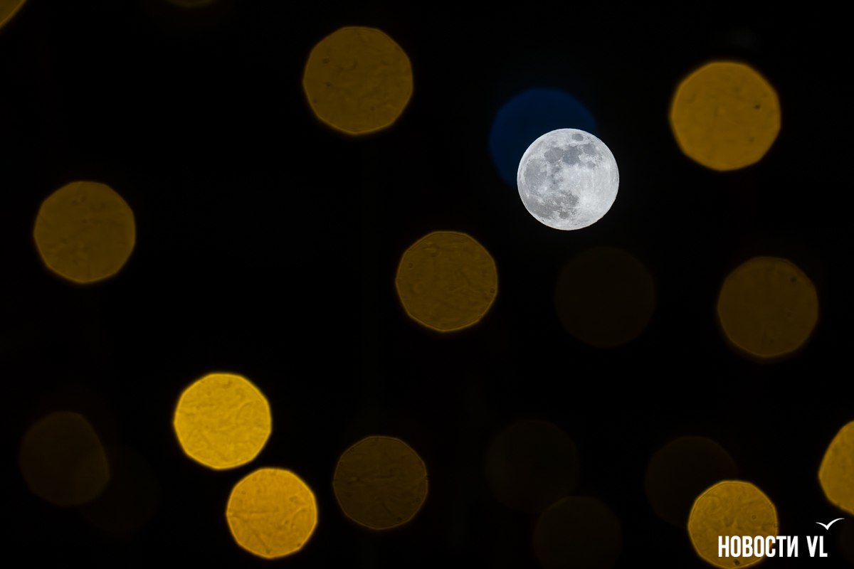 Над Владивостоком взошла «Волчья Луна» Над Владивостоком взошла «Волчья Луна»