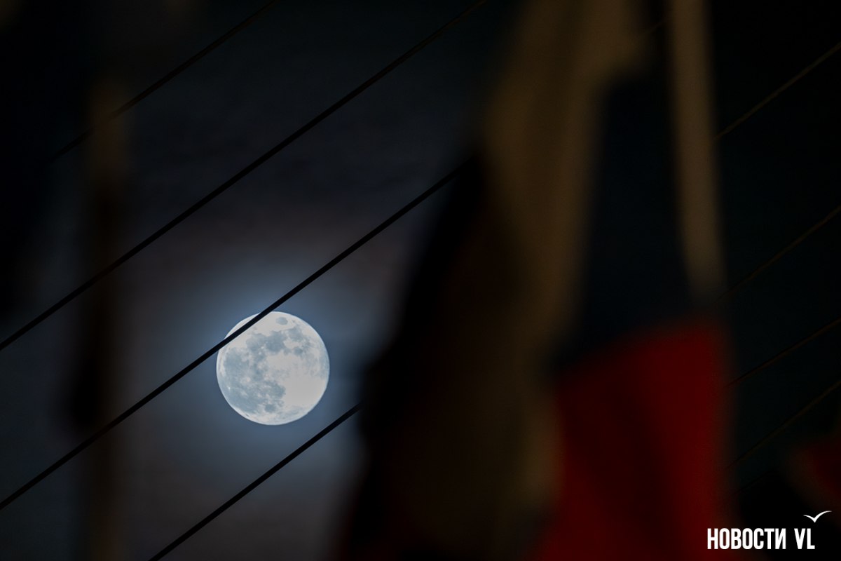 Над Владивостоком взошла «Волчья Луна» Над Владивостоком взошла «Волчья Луна»