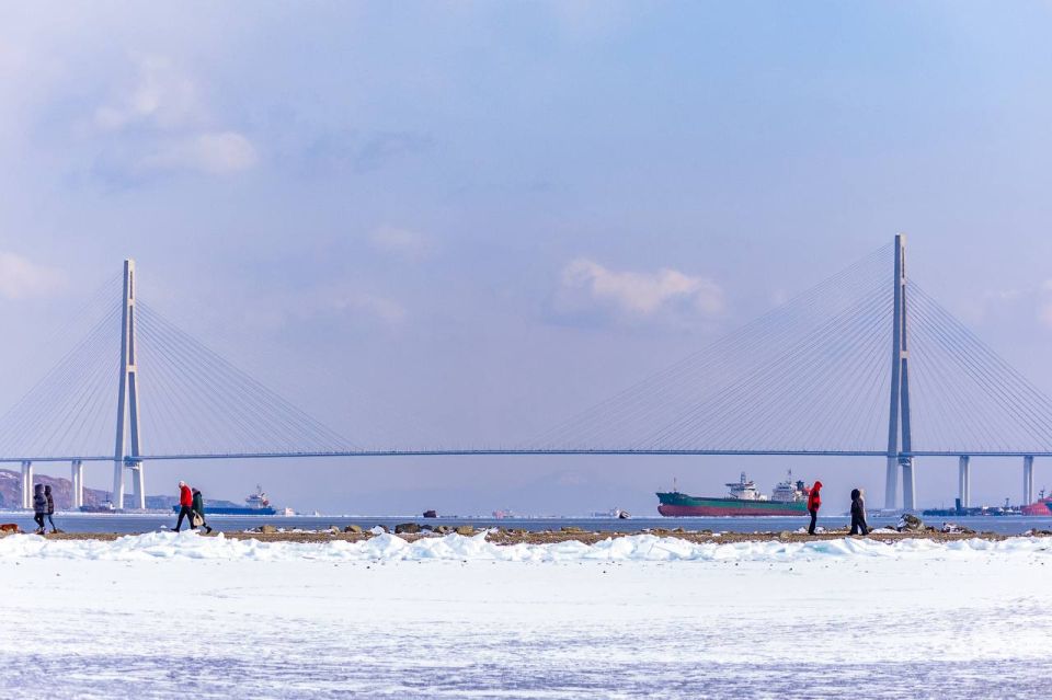 Пятнистые гости на льду. В Амурском заливе появились ларги с малышами