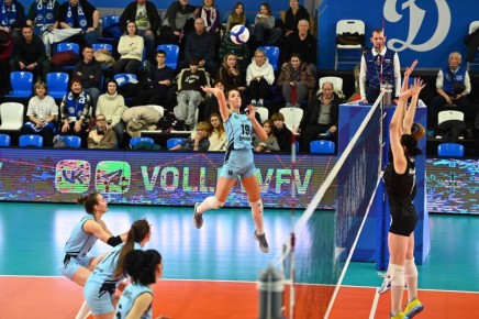 Волейбольный клуб «Динамо» добился второй победы в рамках домашнего тура женской Высшей лиги «А»
