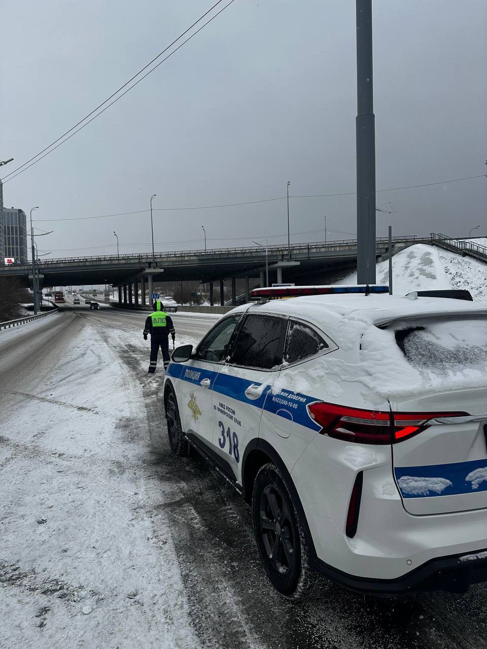 Госавтоинспекция: ограничен въезд большегрузов во Владивосток Госавтоинспекция: ограничен въезд большегрузов во Владивосток