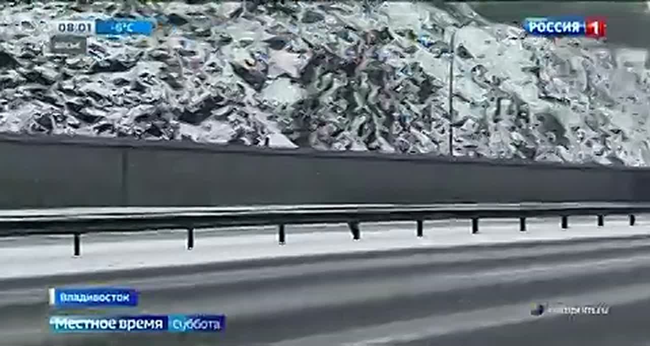 Сегодня, 10 января, ранним утром во Владивостоке начался снег