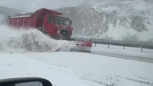 Объездная трасса открыта. Её чистят от снега