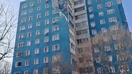 Во Владивостоке на Карбышева, 46а высадился ударный народный антиснежный десант