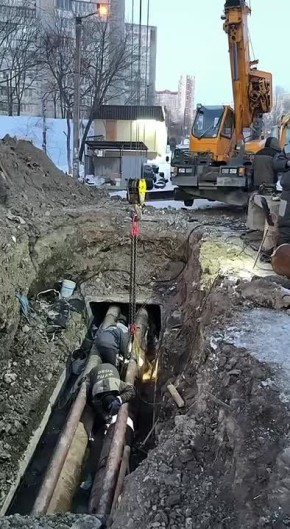 Специалисты ВПЭС сообщили, что завершают работы на теплосетях в Ленинском районе