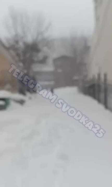 После циклона Владивосток превратился в горнолыжный курорт