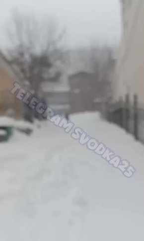 После циклона Владивосток превратился в горнолыжный курорт