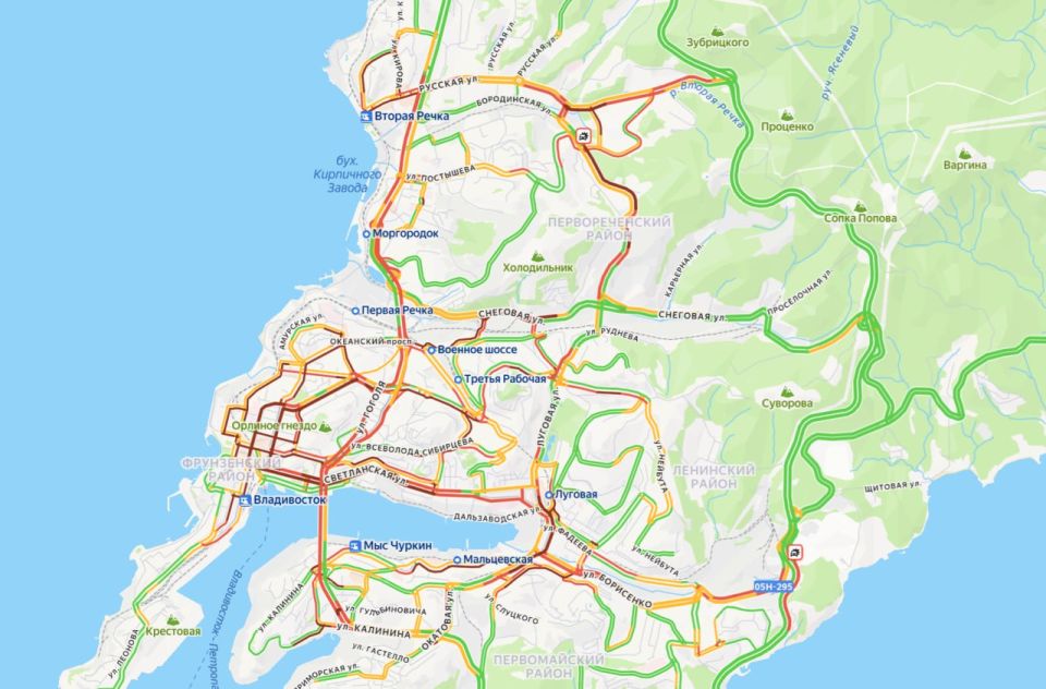 А вот и 10 баллов на дорогах Владивостока