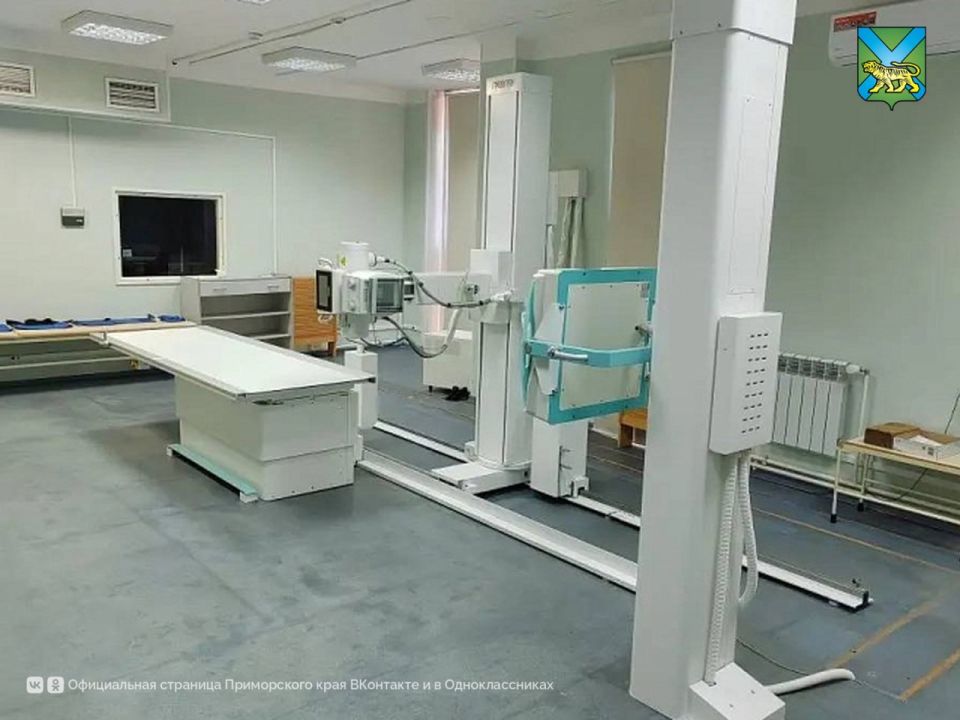 Новый рентген-аппарат установили во Владивостокской детской поликлинике №3
