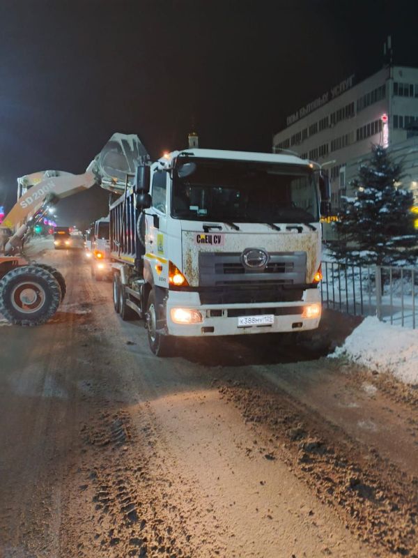 Помогаем Артёму в уборке снега