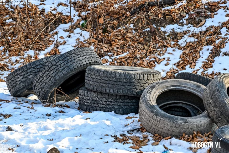 Из более 100 шиномонтажек Владивостока покрышки на утилизацию честно сдают только треть