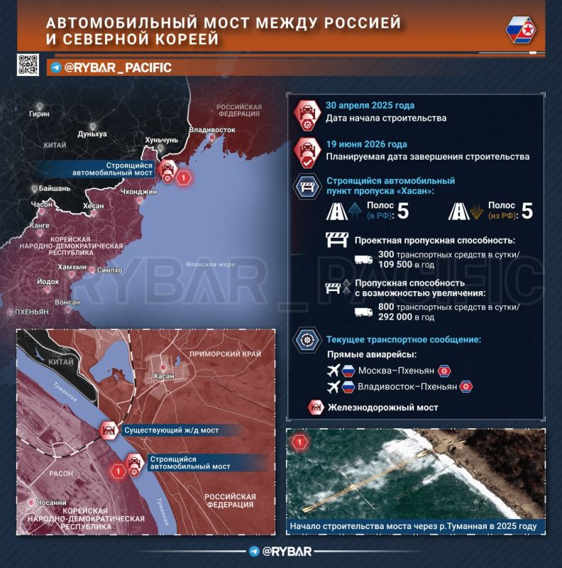 Пограничный мост. В России ожидают рост турпотока в Северную Корею