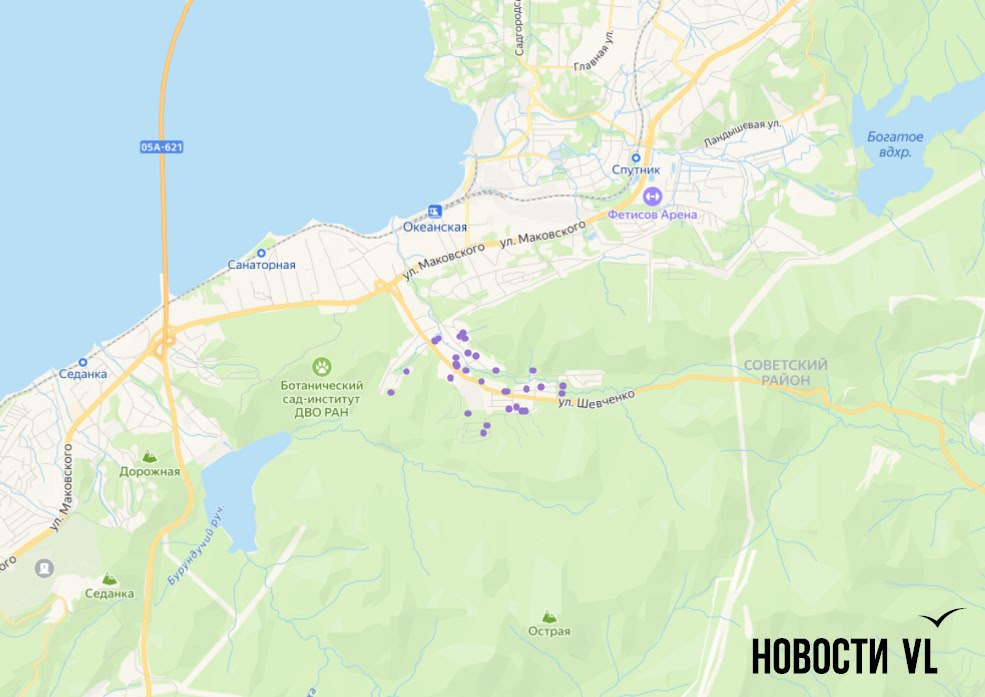 Ночью 30 домов на Океанской остались без электричества и до сих пор замерзают