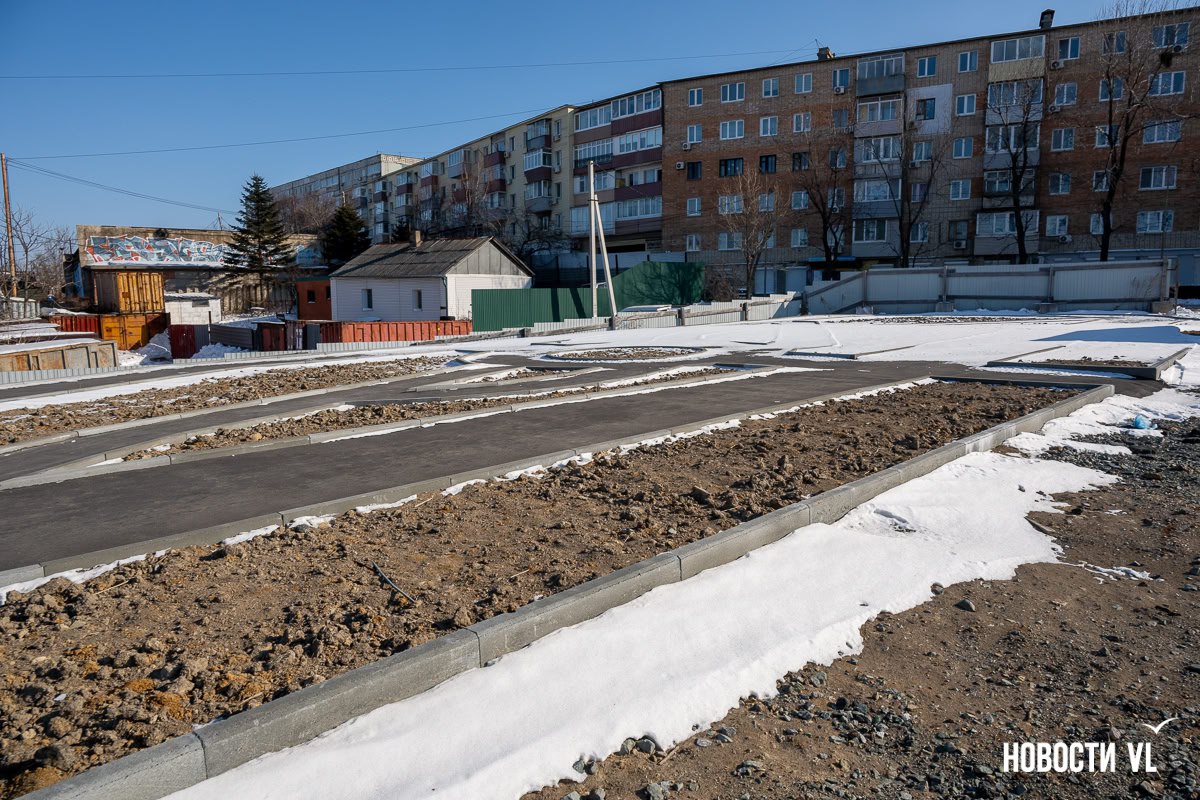 Строительство парка семейного отдыха на бывшей видовой на Эгершельде идёт небольшими шагами Строительство парка семейного отдыха на бывшей видовой на Эгершельде идёт небольшими шагами