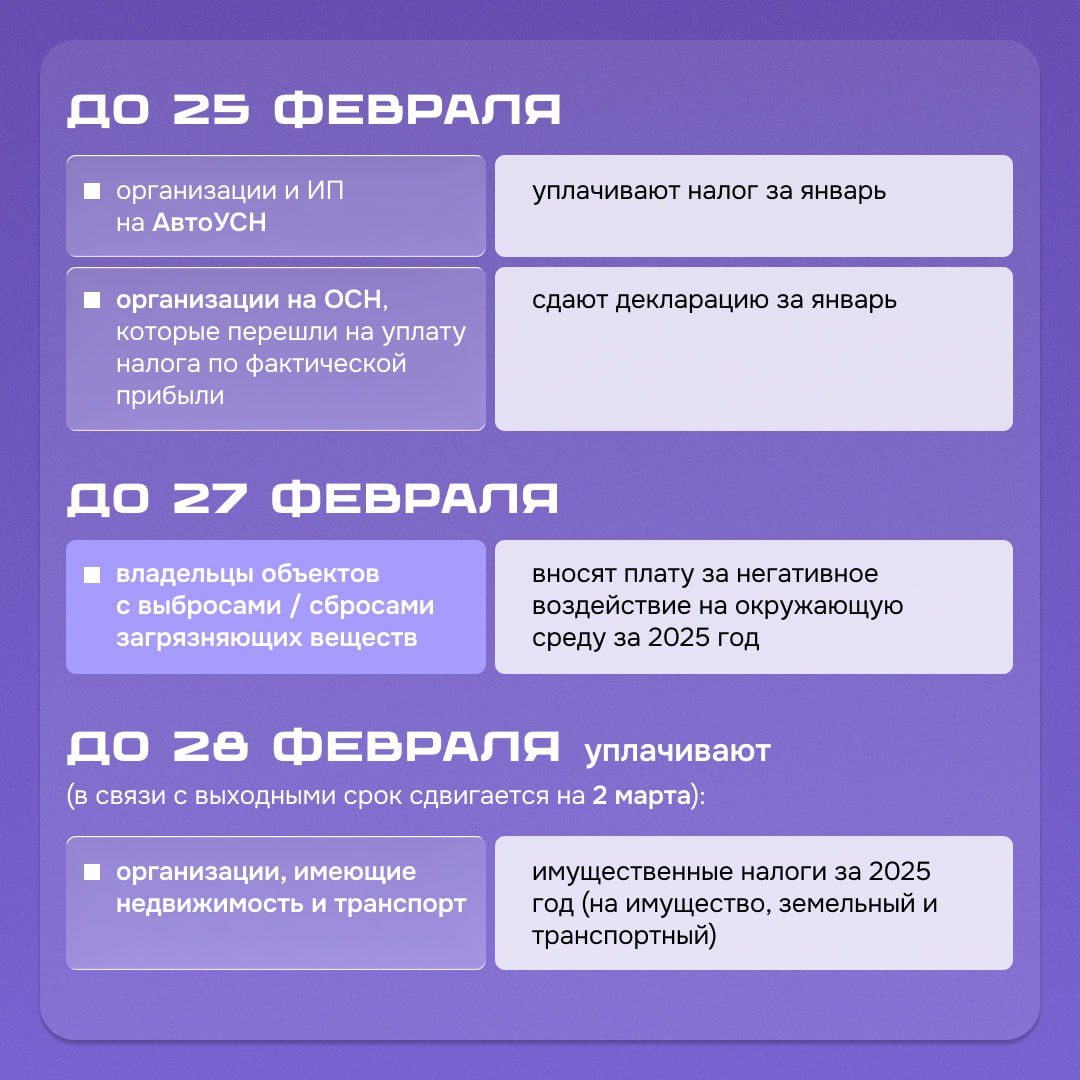 Календарь предпринимателя: февраль Календарь предпринимателя: февраль