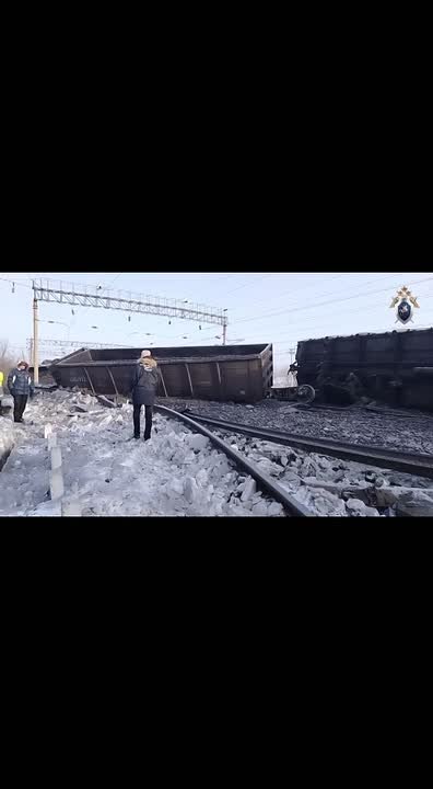 В Хабаровском крае сошли с путей 16 вагонов с углём, которые направлялись в Находку