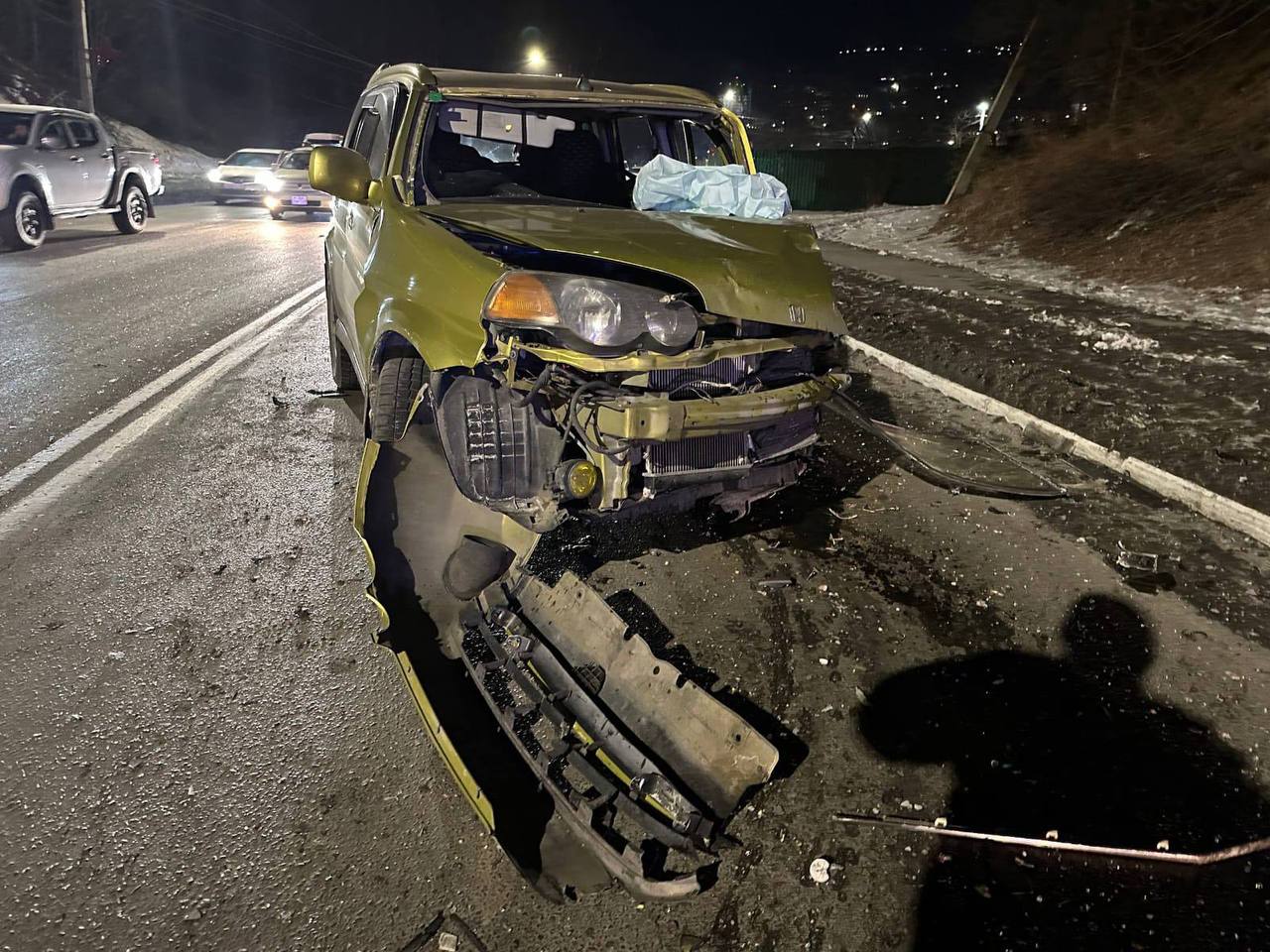 Госавтоинспекция Находки установила обстоятельства ДТП на Находкинском проспекте