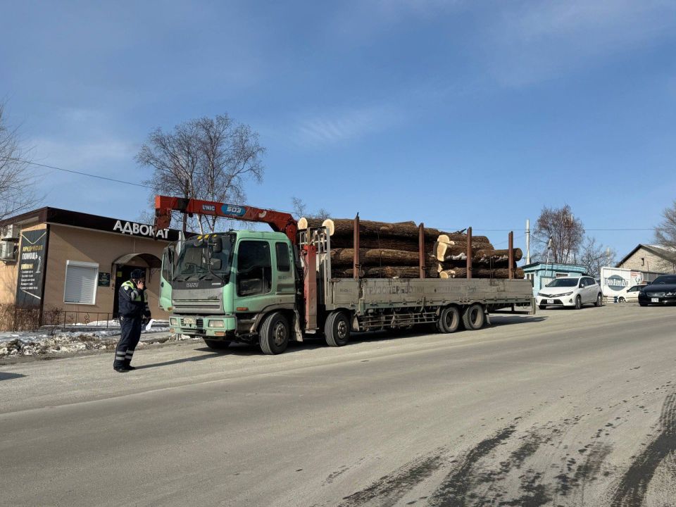 12В Приморском крае полиция привлекла к ответственности водителя грузовика, не пропустившего автомобиль скорой помощи
