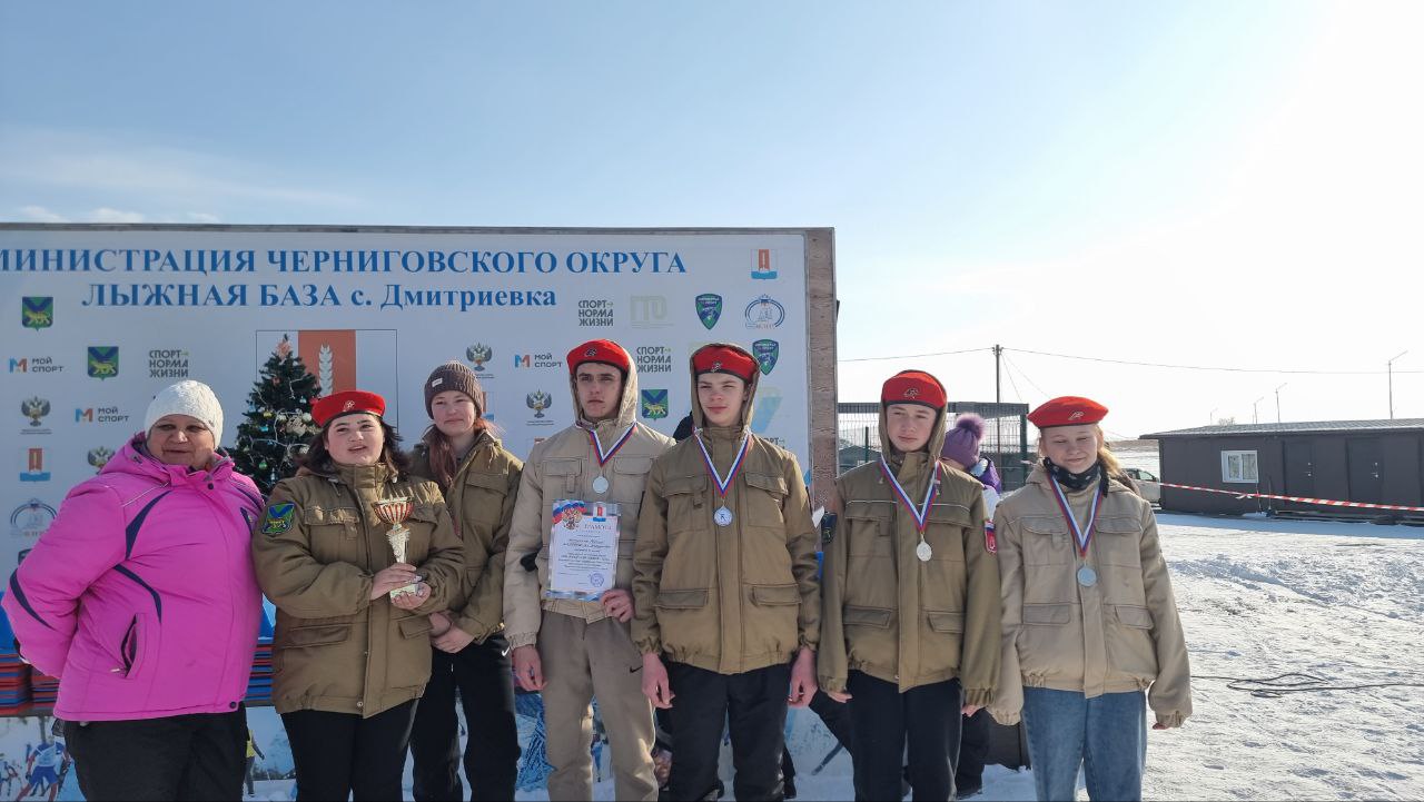 Лыжные гонки среди юнармейцев! Лыжные гонки среди юнармейцев!