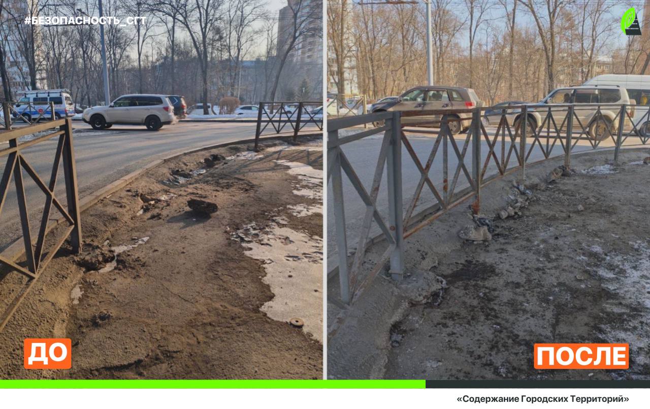 В январе специалисты МБУ «СГТ» установили 135 дорожных знаков и отремонтировали более 230 метров леерных ограждений В январе специалисты МБУ «СГТ» установили 135 дорожных знаков и отремонтировали более 230 метров леерных ограждений