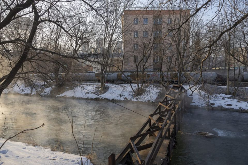Речку Объяснения планируют расчистить и поднять над ней трубы теплотрассы Речку Объяснения планируют расчистить и поднять над ней трубы теплотрассы