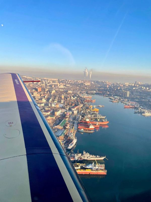 С такой высоты Владивосток вы ещё не видели